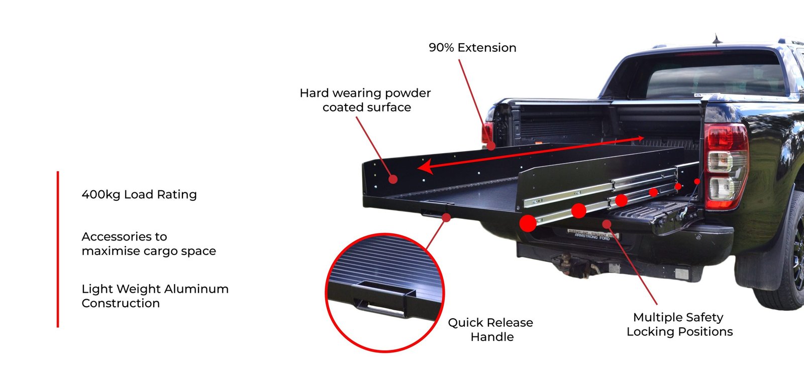 Ezi Reach Cargo Tray 400kg load rating