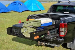 400kg slide out ute tray storage solution 400kg load rated bed slide