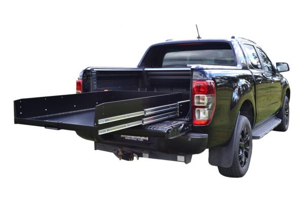 sliding ute tray system in a ford ranger wildtrak