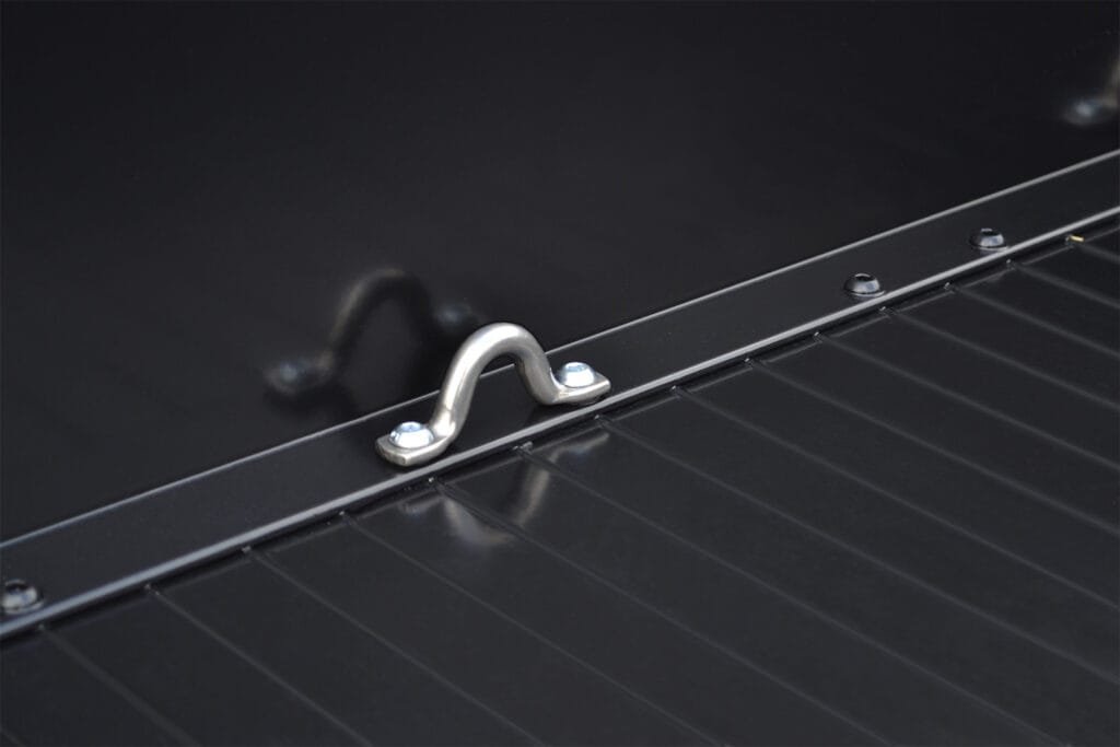 Anchor loops for securing cargo on ute drawers