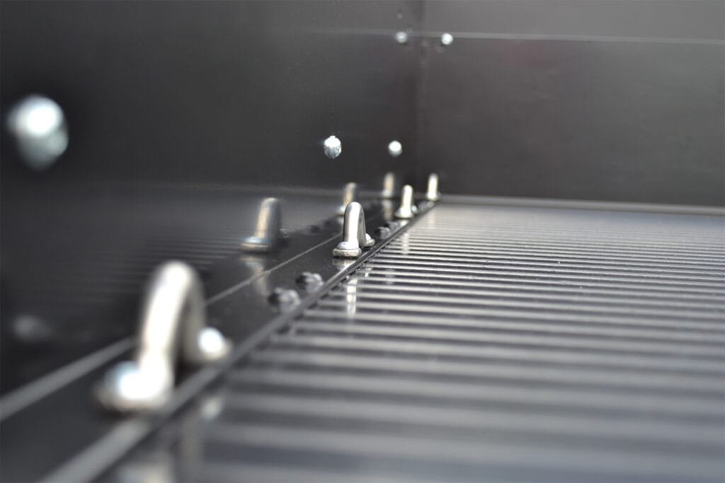Strong Anchor loops on a ute tray cargo slide
