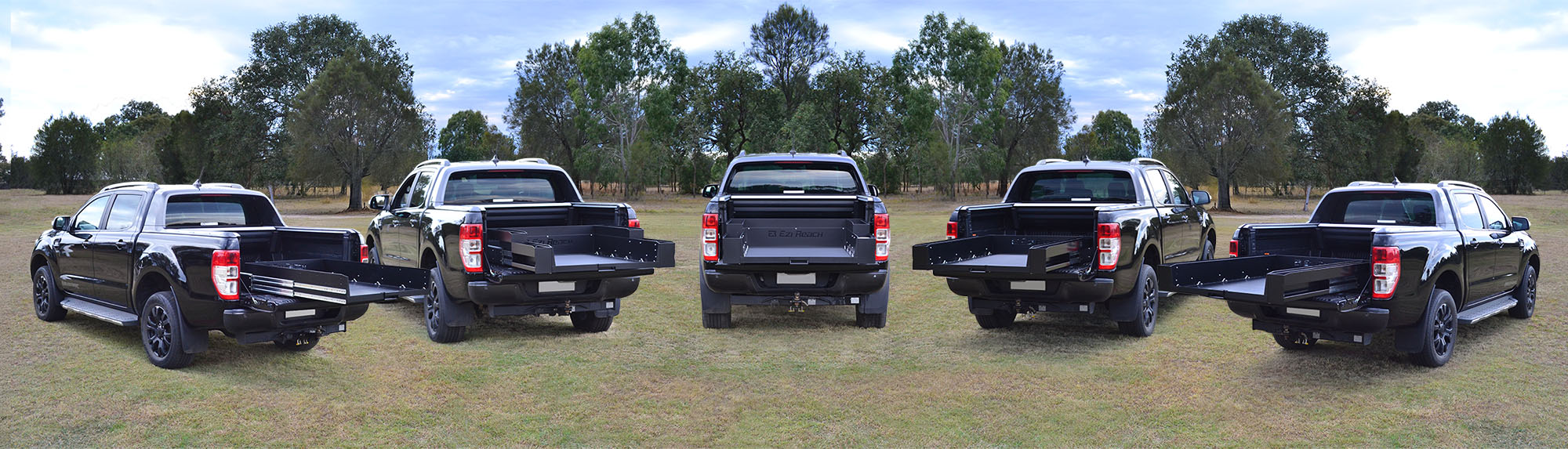 Fleet Line up 2 small Ezi Reach Cargo Trays for Fleets